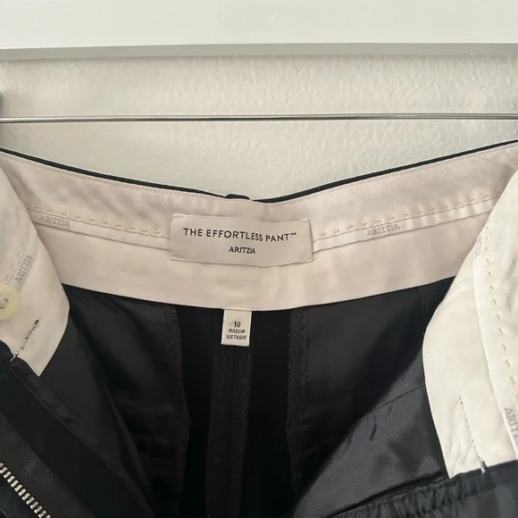 Aritzia Effortless Pant Curve Fit Black High Waisted Wide Leg Trouser - Picture 2 of 4